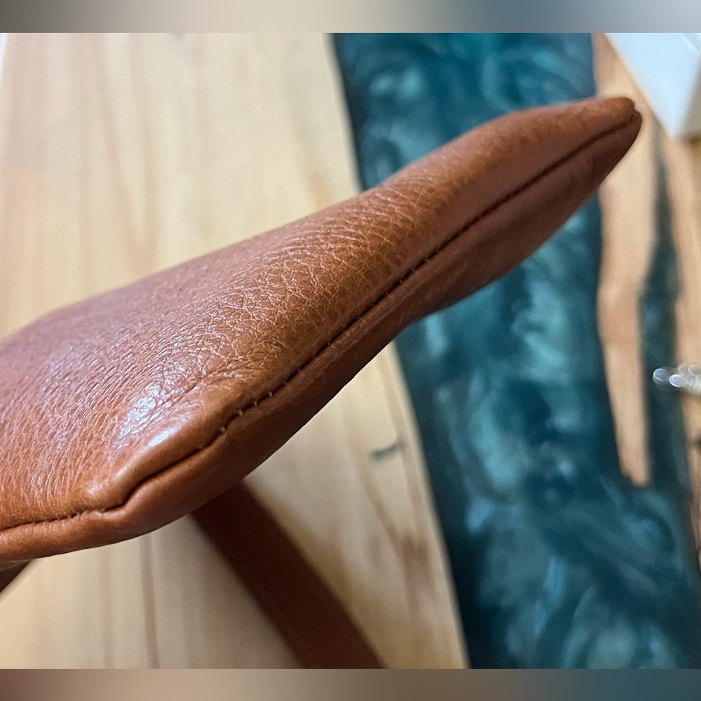 Aston Made in USA🇺🇸Leather Cognac Bag - Picture 7 of 14